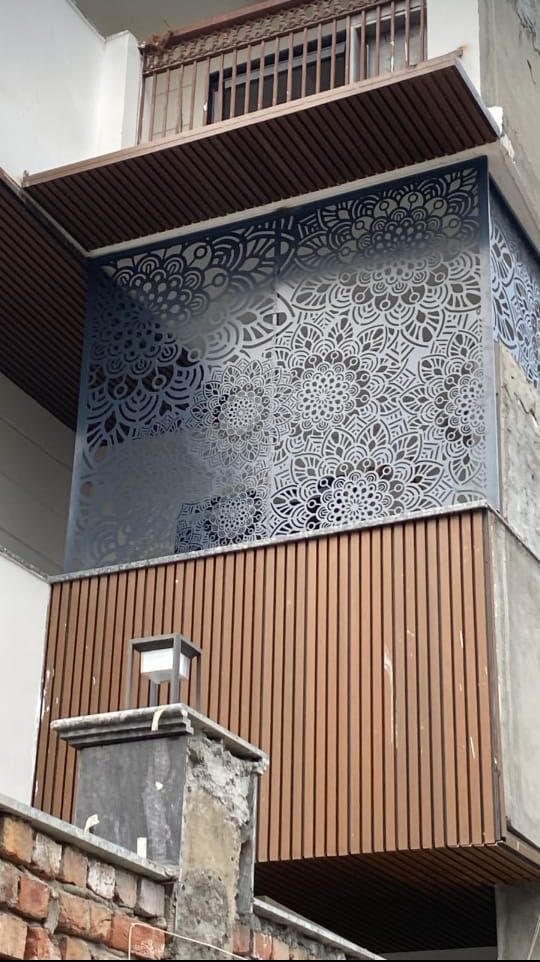 Jaali feature wall
