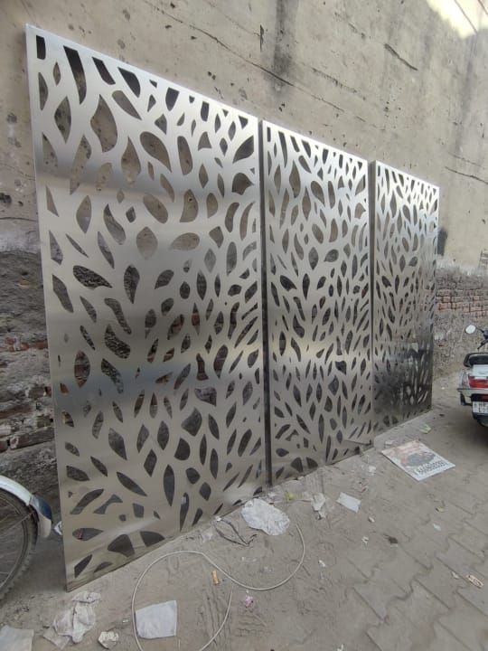 Laser-cut partition panels